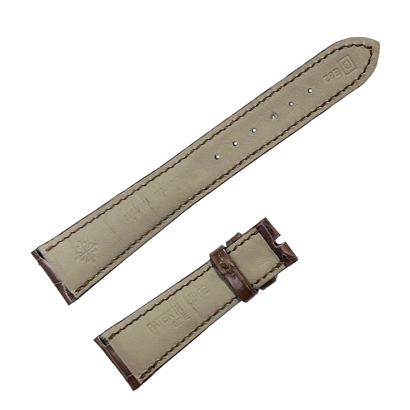 パテックフィリップ 純正 レザーベルト ブラウン メンズ 時計ベルト