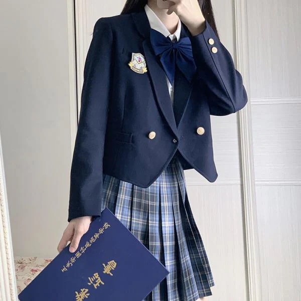 スーツ女の子5点セット女子高校生卒業式小学校女子入学式フォーマルスーツ中学生卒服袴大学プリーツスカートスクール制服チェック柄成人式