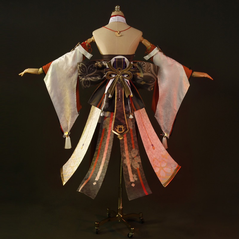 原神コスプレ稲妻城八重神子温迪遊戯皮膚頭飾首輪全巻cospaly女装