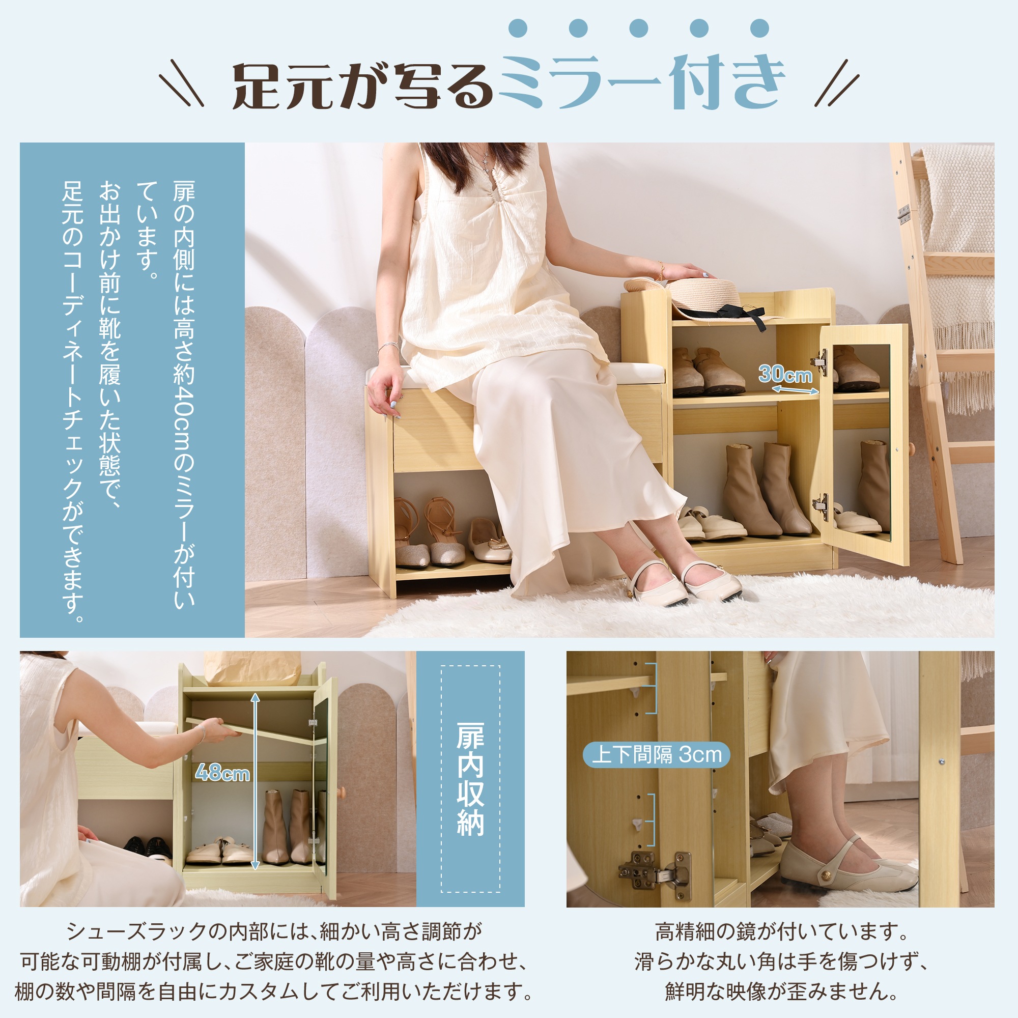 シューズラック 木製 収納家具 シンプル 省スペース ファッション シューズラック 木製 収納家具 シンプル 省スペース ファッション