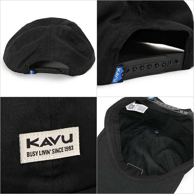バービュー キャップ [19811594 SS25] Barview Cap メンズ・レディース 帽子 フリーサイズ フラットバイザー アウトドア Black 正規取扱店