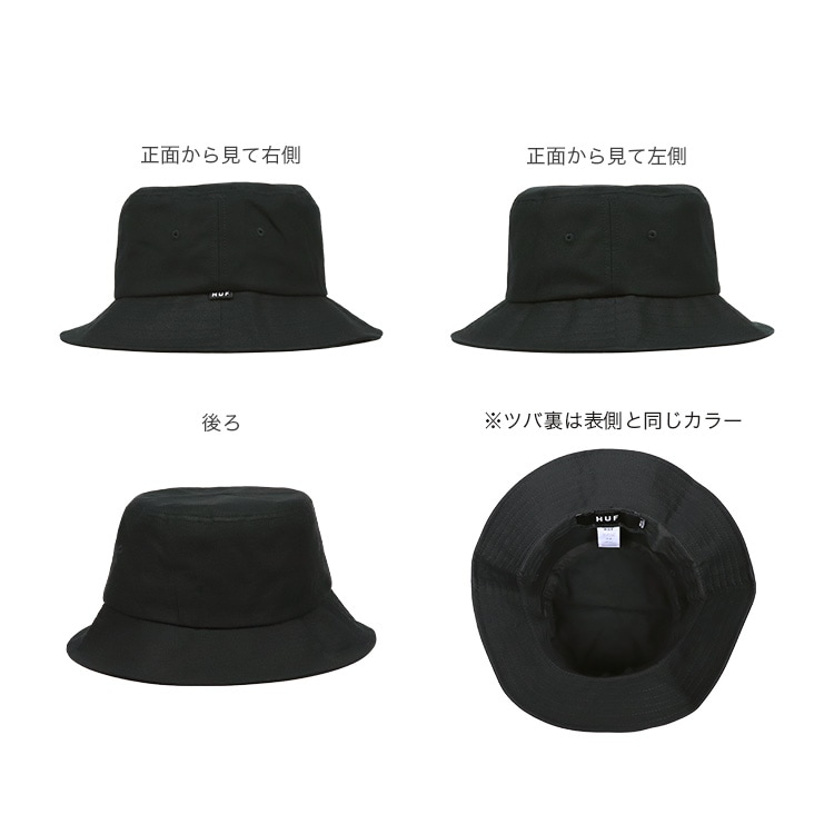 バケットハット トリプルトライアングル ワンポイント メンズ レディース ブランド ストリート スケーター オシャレ エッセンシャル シンプル