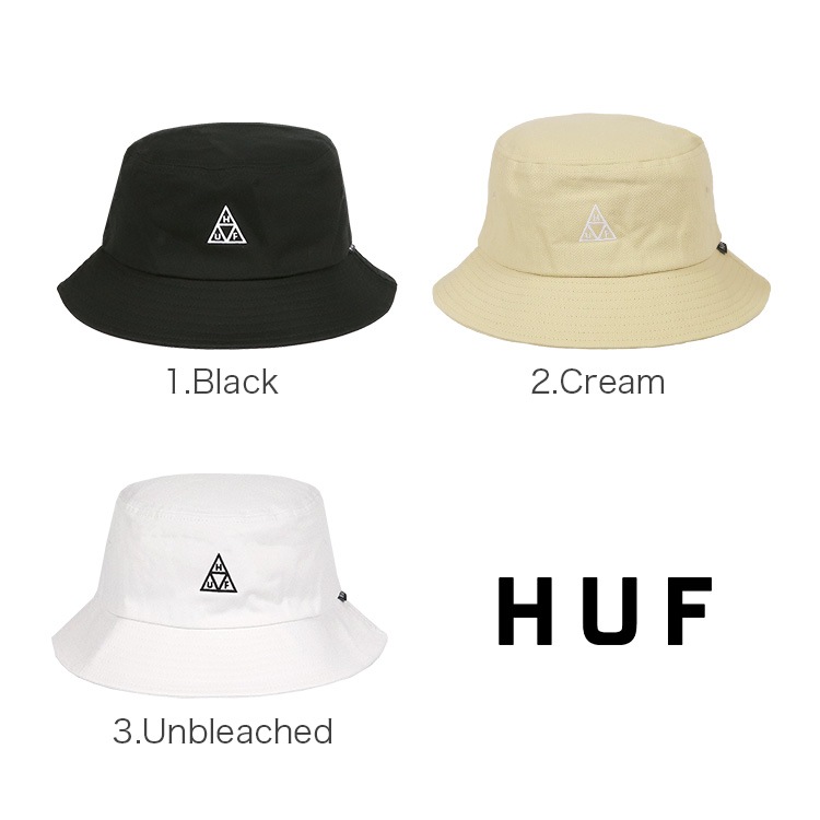 バケットハット トリプルトライアングル ワンポイント メンズ レディース ブランド ストリート スケーター オシャレ エッセンシャル シンプル
