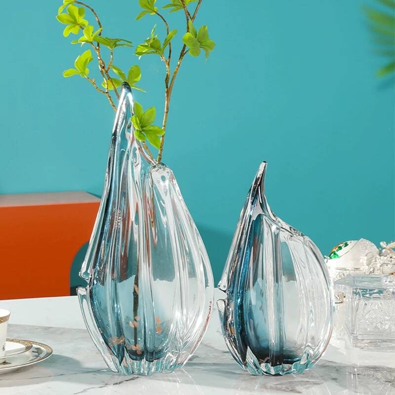 20x41cm 一輪挿し 北欧 おしゃれ フラワーベース ガラス 花瓶 かわいい ギフト 雑貨 植物 緑 プレゼント 円柱 大きい