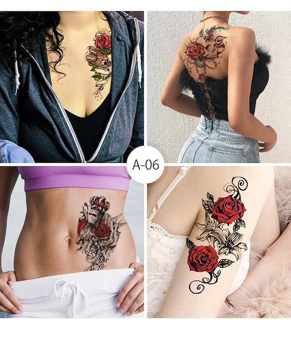 Qoo10] SMATO AAA【メガ割】タトゥーシール 刺青シー