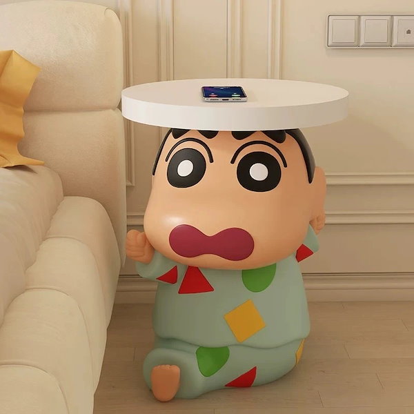クレヨンしんちゃんボーちゃん サイドテーブル Qoo10] クレヨンしんちゃん サイドテーブル ボー