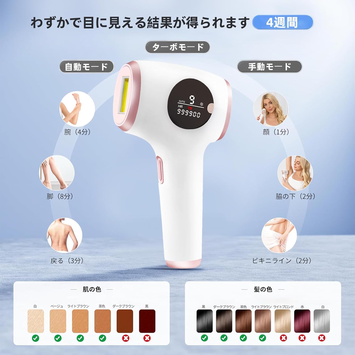 Qoo10] 天の唯美 K-802 脱毛器 サファイア