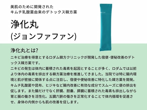 ロダム　韓方　浄化丸　10包　　 正規品 　サプリメント ダイエット　韓国直送　通販　購入