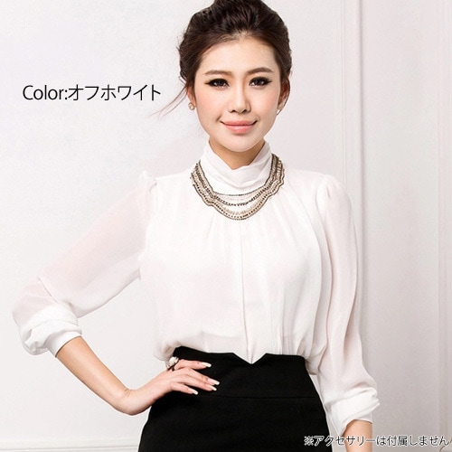 シフォンハイネックブラウス インナー セ レディース服 最安値 Hot Officenext Moscow Com