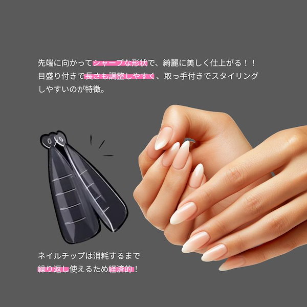 ネイル溶剤.チップ.フォーム ウイルビーマート / ネイル チップ フォーム 120枚セット 長さ