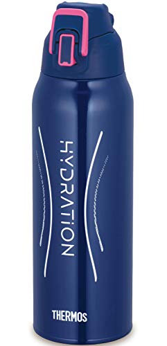 サーモス 水筒 真空断熱スポーツボトル 1L ネイビーピンク 保冷専用 FHT-1001F NV-P