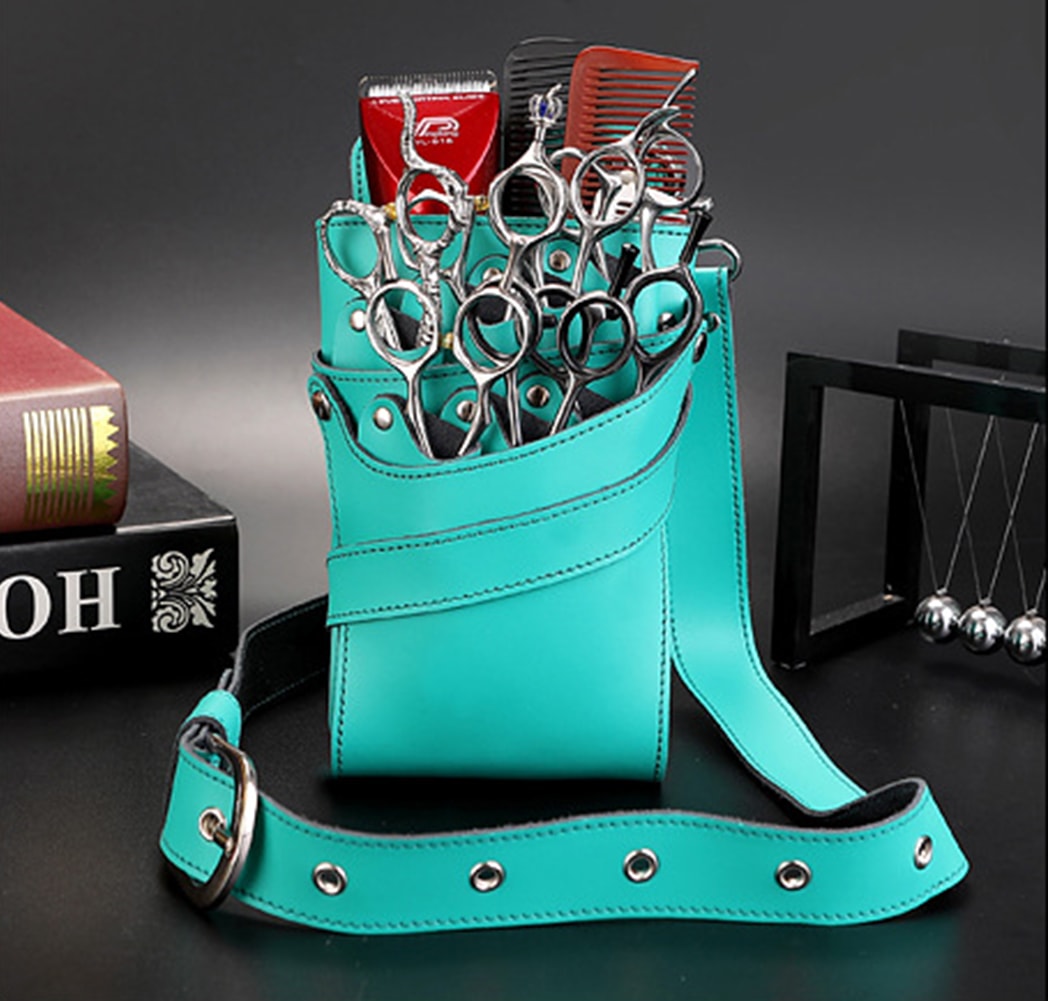 【団体購入価格(10個)】シザーケース 美容師 トリマー 7丁 はさみ 櫛 収納 サロン 家庭用 ショルダーバッグ 本革15179 【団体購入価格(10個)】シザーケース 美容師 トリマー 7丁 はさみ 櫛 収納 サロン 家庭用 ショルダーバッグ 本革15179