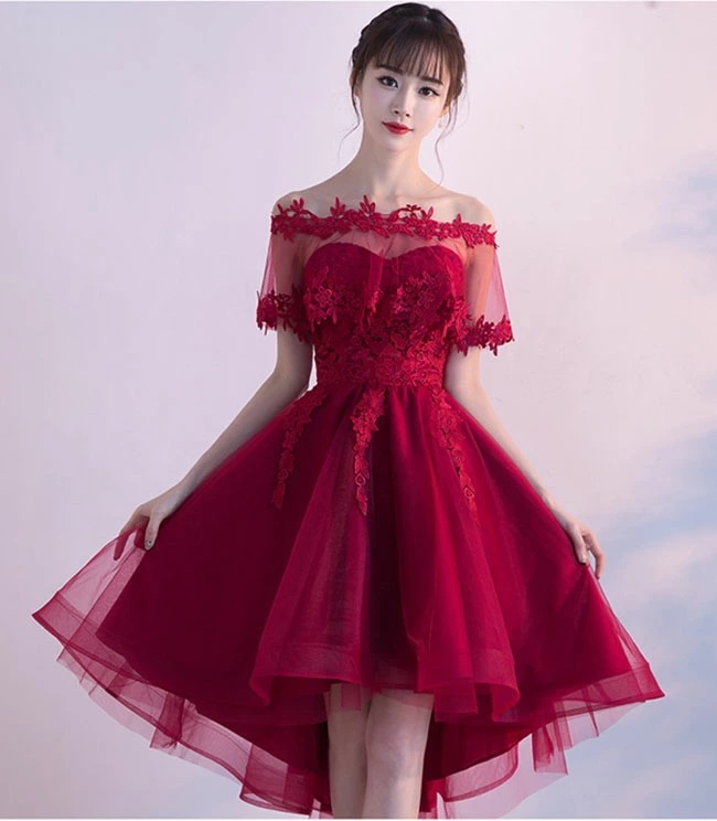 パーティードレス レディース ワンピース 結婚式 レースドレス 大人 ピアノ 発表会 20代 30代 成人式 ブライドメイド 演奏会 披露宴ドレス お呼ばれ アシンメトリードレス XS S M L X