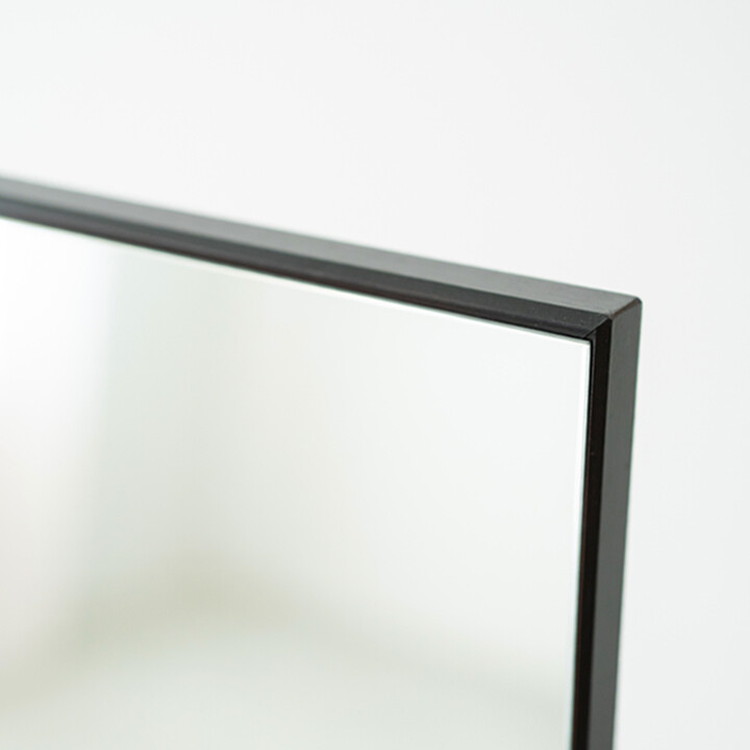 鏡 姿見 全身鏡 ウォールミラー 姿見鏡 ミラー スタンドミラー 自立脚 フレームレス 飛散防止 角度調節 日本製