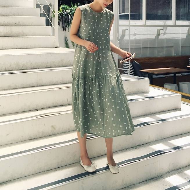 2color レディース ワンピース ロングワンピース ロング丈 ミモレ ミモレ丈 膝下ノースリーブ 2color レディース ワンピース ロングワンピース ロング丈 ミモレ ミモレ丈 膝下ノースリーブ