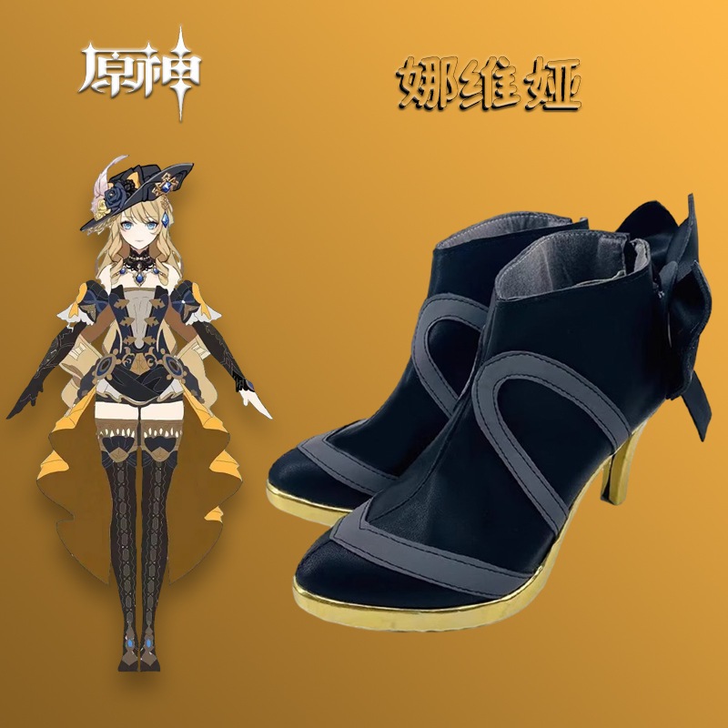 原神ナビア靴コミック展示二次元アニメーションパフォーマンスゲーム靴サポート写真はカスタマイズ可能