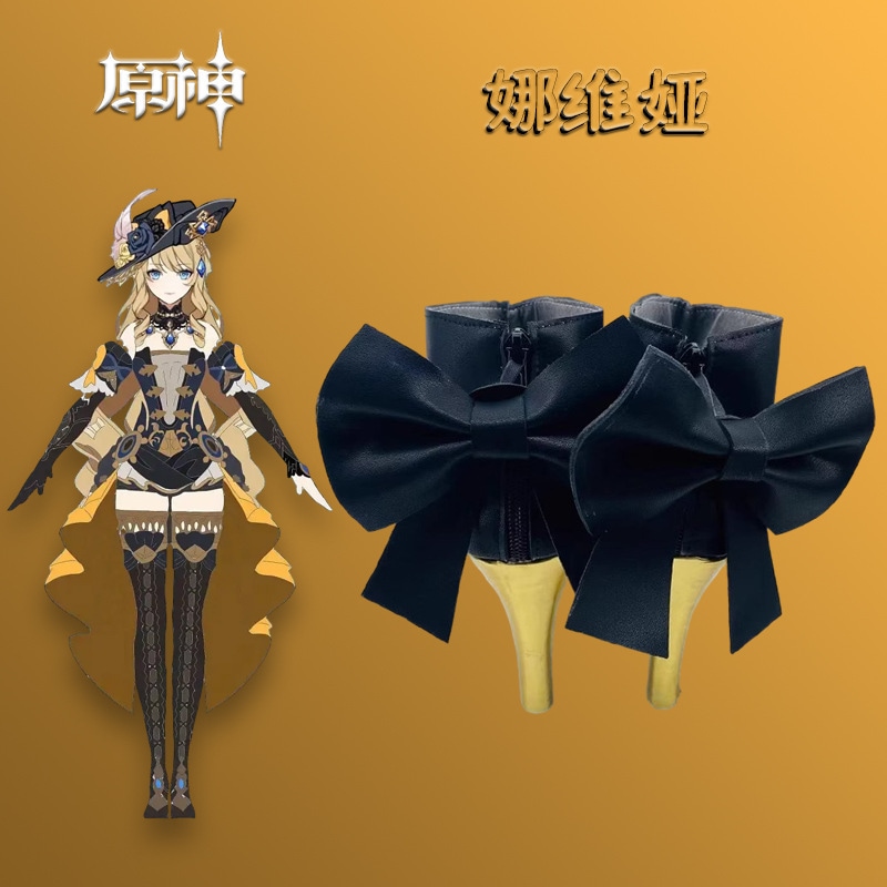 原神ナビア靴コミック展示二次元アニメーションパフォーマンスゲーム靴サポート写真はカスタマイズ可能