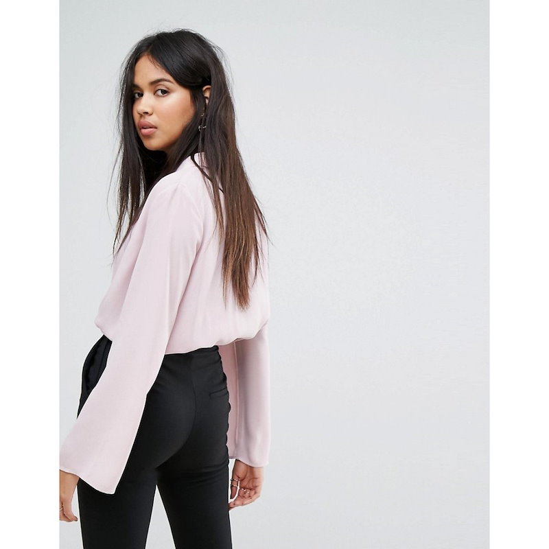 アイビーレベル レディース トップス ブラウス・シャツ【Ivyrevel Wrap Front Blouse】Dusty pink アイビーレベル レディース トップス ブラウス・シャツ【Ivyrevel Wrap Front Blouse】Dusty pink