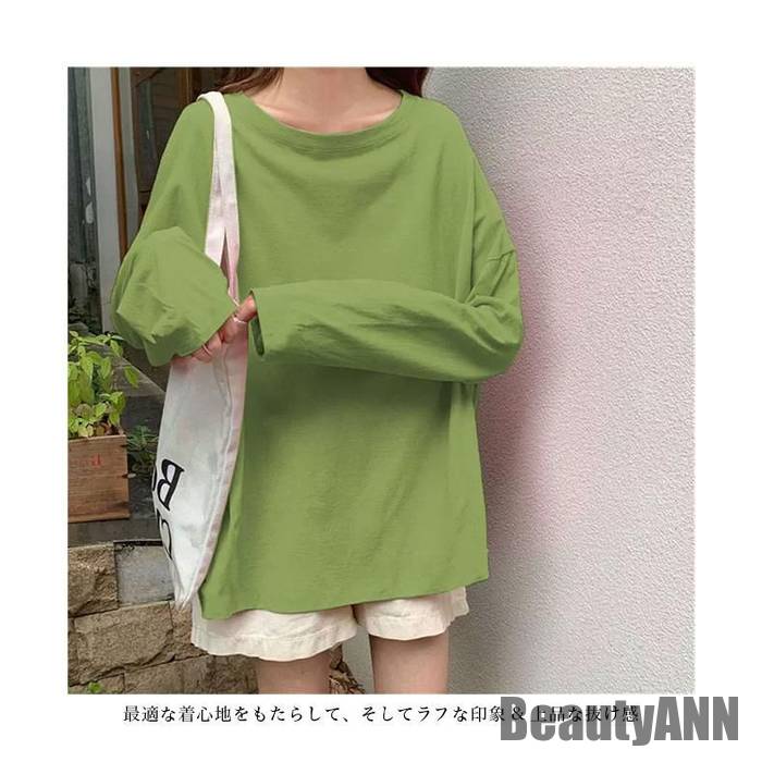 新生活 Tシャツ 春 秋 レディース 長袖Tシャツ ゆったり クルーネック 無地Tシャツ 白t 黒t ラウンドネック 長袖 カットソー オーバーサイズ トップス 秋 春 冬 秋ファッション 冬物 春物 新生活 Tシャツ 春 秋 レディース 長袖Tシャツ ゆったり クルーネック 無地Tシャツ 白t 黒t ラウンドネック 長袖 カットソー オーバーサイズ トップス 秋 春 冬 秋ファッション 冬物 春物