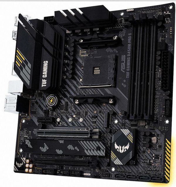 ASUS TUF GAMING B450M-PRO S AMD Socket B450 AM4 MicroATX Motherboard ASUS TUF GAMING B450M-PRO S AMD Socket B450 AM4 MicroATX Motherboard