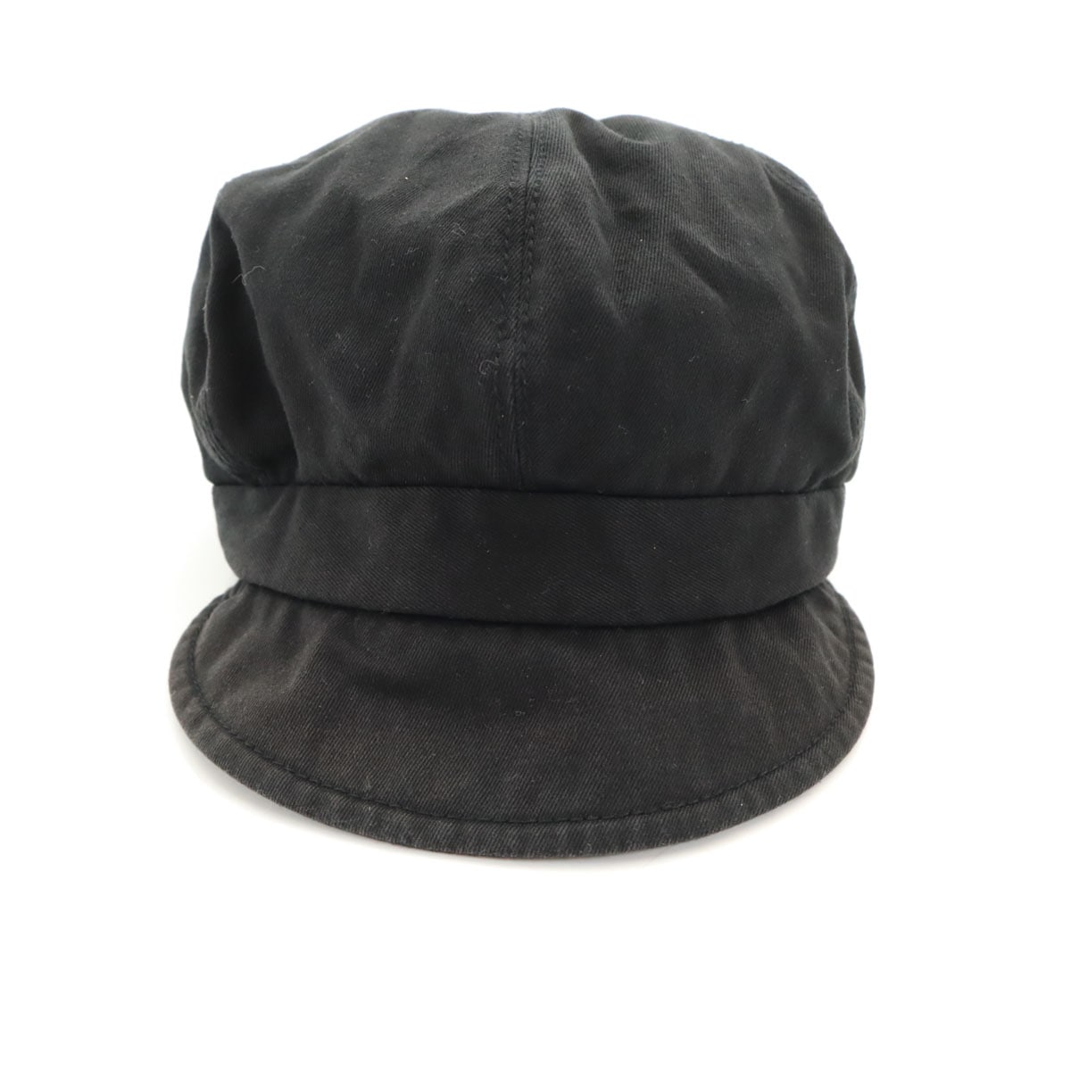 BURBERRY LONDON BLUE LABEL バーバリーロンドン ブルーレーベル 日本製 キャスケット ブラック 帽子 三陽商会 レディース 古着