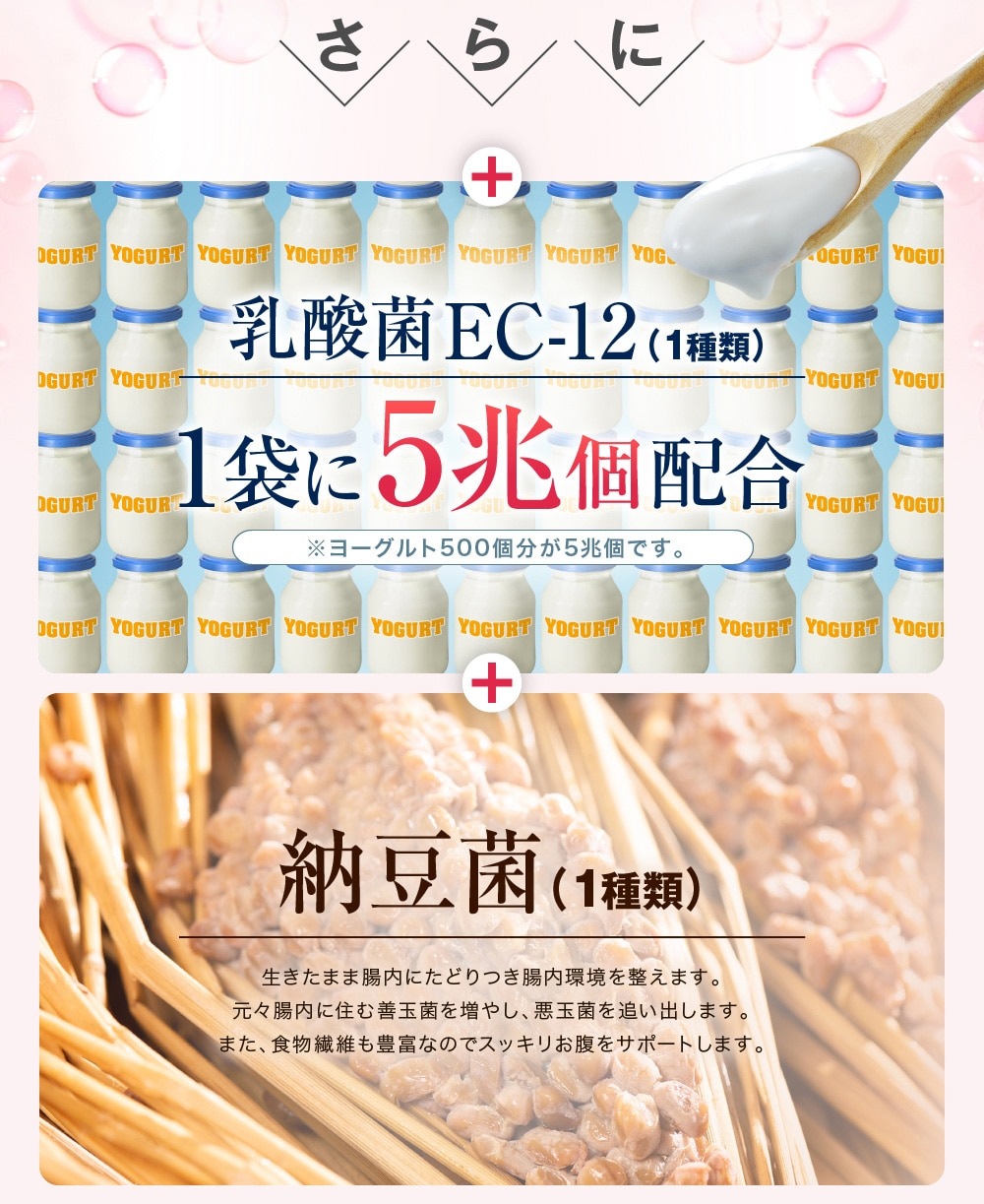 【お得１年分！】5兆個の 善玉菌 のチカラ 緊急 菌活 ダイエットサプリ腸内フローラ【クレンズ革命　4袋セット】 乳酸菌 デブ菌 痩せ菌 内側から スッキリ 腸活 ダイエットサプリ ビフィズス菌