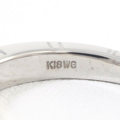 爆買い国産 K18 18金 WG リング 指輪 10 : 腕時計・アクセサリー お得定番