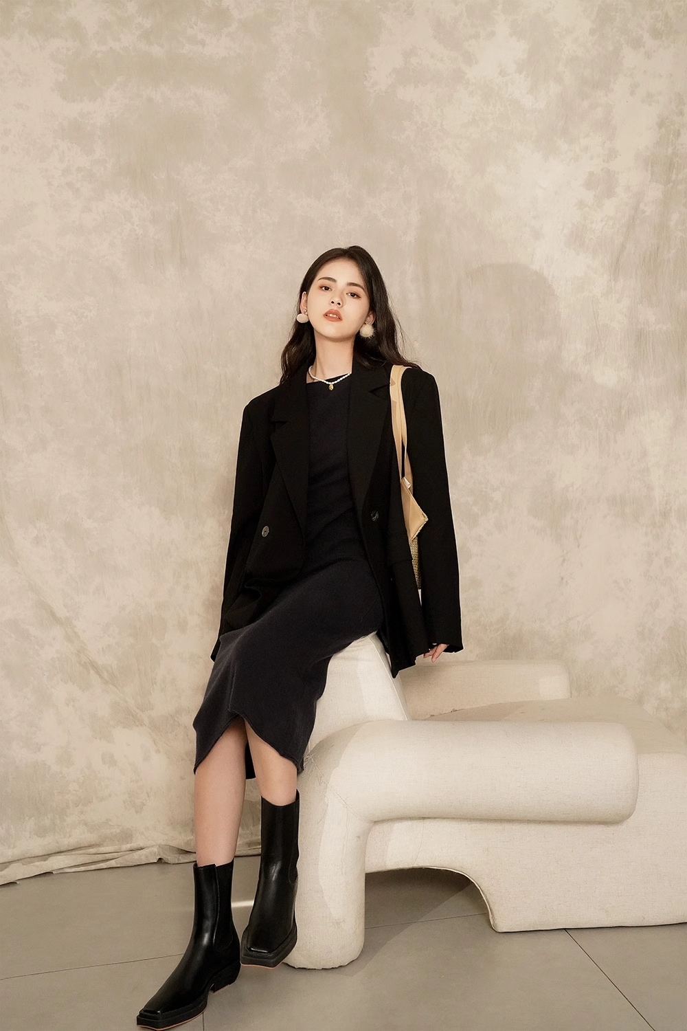 秋 冬 ウール スリム ラウンドネック 長袖 ワンピース ワンピース 膝下 袖あり 長袖 襟なし 大人可愛い きれいめ シンプル 大人 上品 おしゃれ お洒落 無地 秋 冬 10代 20代 30代 秋 冬 ウール スリム ラウンドネック 長袖 ワンピース ワンピース 膝下 袖あり 長袖 襟なし 大人可愛い きれいめ シンプル 大人 上品 おしゃれ お洒落 無地 秋 冬 10代 20代 30代