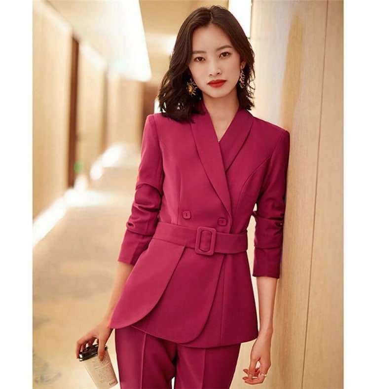 【急速出荷!】[55555SHPセットアップ 大きいサイズ レディース ジャケット+パンツ ハイエンドフォーマル 事務服 L通勤 オフィス ビジネス 【急速出荷!】[55555SHPセットアップ 大きいサイズ レディース ジャケット+パンツ ハイエンドフォーマル 事務服 L通勤 オフィス ビジネス