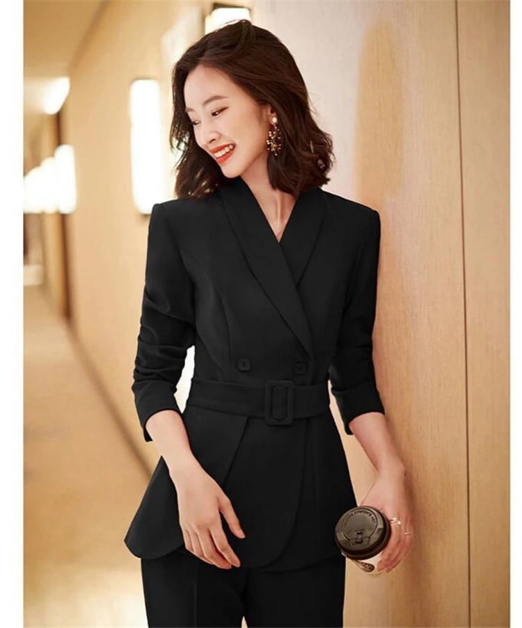 【急速出荷!】[55555SHPセットアップ 大きいサイズ レディース ジャケット+パンツ ハイエンドフォーマル 事務服 L通勤 オフィス ビジネス 【急速出荷!】[55555SHPセットアップ 大きいサイズ レディース ジャケット+パンツ ハイエンドフォーマル 事務服 L通勤 オフィス ビジネス