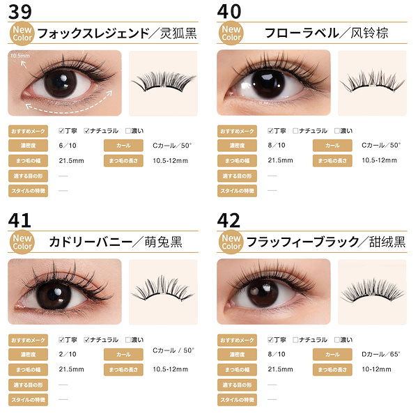 WOSADOマグネットつけまつげ 3種類セット Qoo10] WOSADO 【WOSADO公式代理店】【種類最多 全