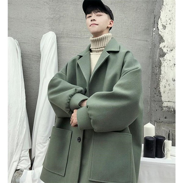 45R メルトンPラップCOAT チェスターコート ウール ベージュ ベルト
