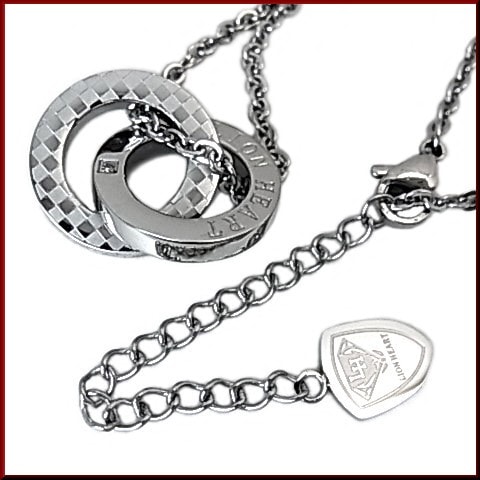 メンズ 2連リングトップ ステンレスネックレス シルバー 04N135SMS(国内正規品) メンズ 2連リングトップ ステンレスネックレス シルバー 04N135SMS(国内正規品)