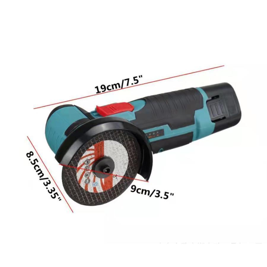 2点で1oo円OFF!【激安SALE】【人気SALE】ディスクグラインダー 充電式 ミニコードレス型 ハンドヘルド切断機 軽量化 76mm 19500rpm 超高速型 バッテリー1個付き 家庭用 金属 2点で1oo円OFF!【激安SALE】【人気SALE】ディスクグラインダー 充電式 ミニコードレス型 ハンドヘルド切断機 軽量化 76mm 19500rpm 超高速型 バッテリー1個付き 家庭用 金属