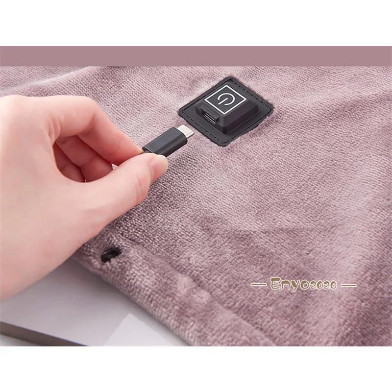 【1つ買うと1つ無料】【メガ割 】電気毛布 掛け毛布 USB給電式 14080cm 暖かい毛布 防寒 丸洗い ヒーター 冷え対策 肩掛け 3段階温度調節 電気ひざ掛け プレゼント化粧ポーチ-大容量