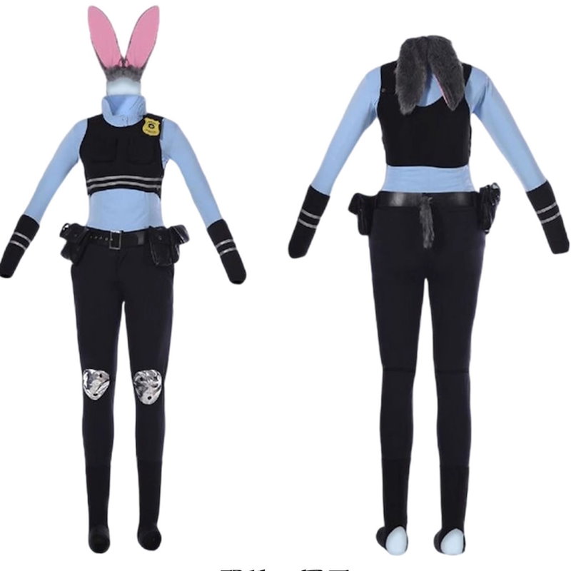 ズートピア ジュディ コスプレセット Amazon.co.jp: ズートピア ジュディ コスプレ衣装 帽子付き 11点