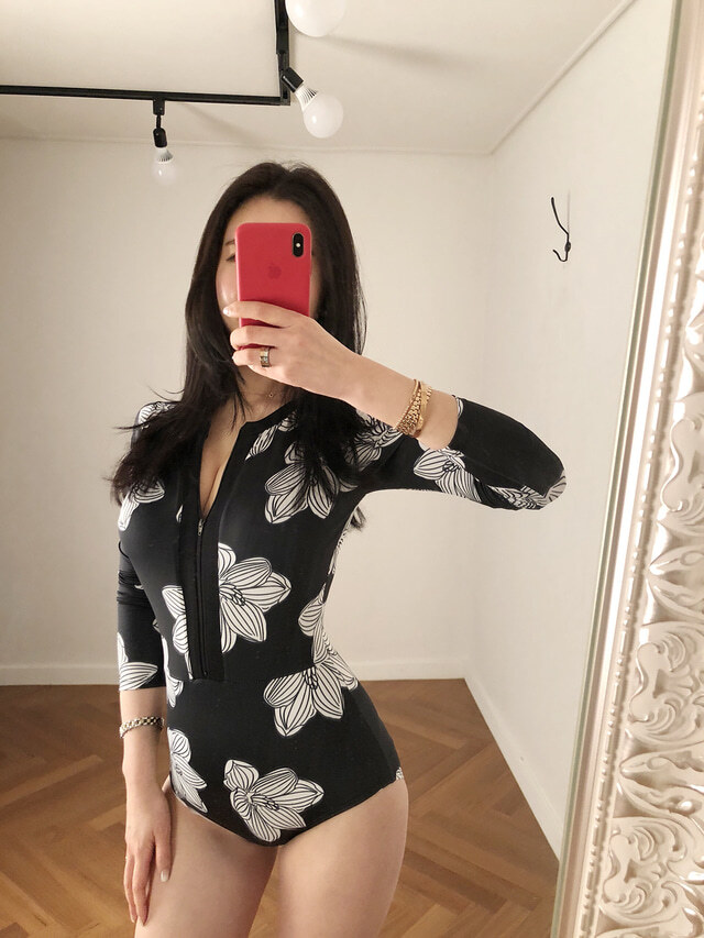 水着 ビキニ スイムウェア ワンピース水着 体系カバー水着 ワンピース 体系カバー 長袖 日焼け防止 紫外線対策 ジップアップ かわいい 大人可愛い きれいめ セクシー シンプル カジュアル