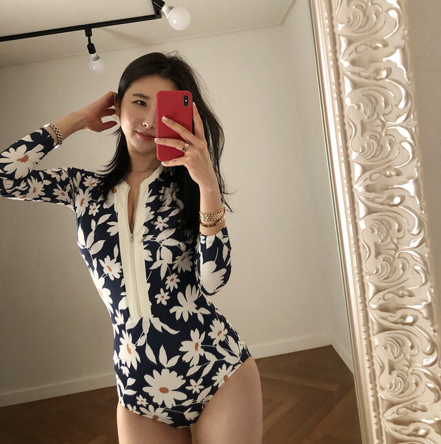 水着 ビキニ スイムウェア ワンピース水着 体系カバー水着 ワンピース 体系カバー 長袖 日焼け防止 紫外線対策 ジップアップ かわいい 大人可愛い きれいめ セクシー シンプル カジュアル