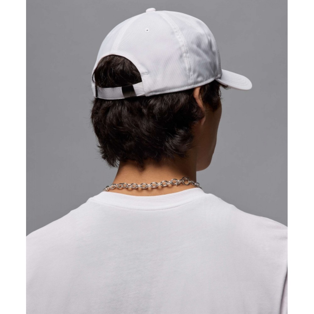 ナイキジョーダンライズストラクチャードメタルジャンプマンハット M-ホワイト:ガンメタル/HM5750-100