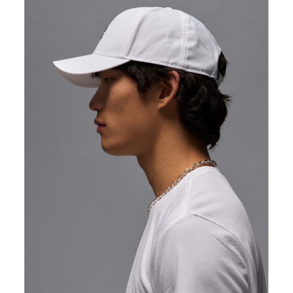 ナイキジョーダンライズストラクチャードメタルジャンプマンハット M-ホワイト:ガンメタル/HM5750-100