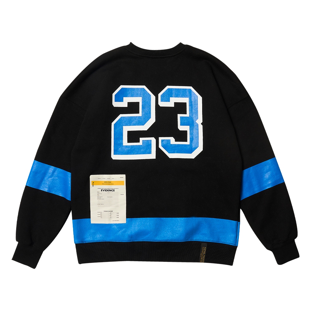 COLLEGE OVERSIZED CREWNECK BLACK COLLEGE OVERSIZED CREWNECK BLACK