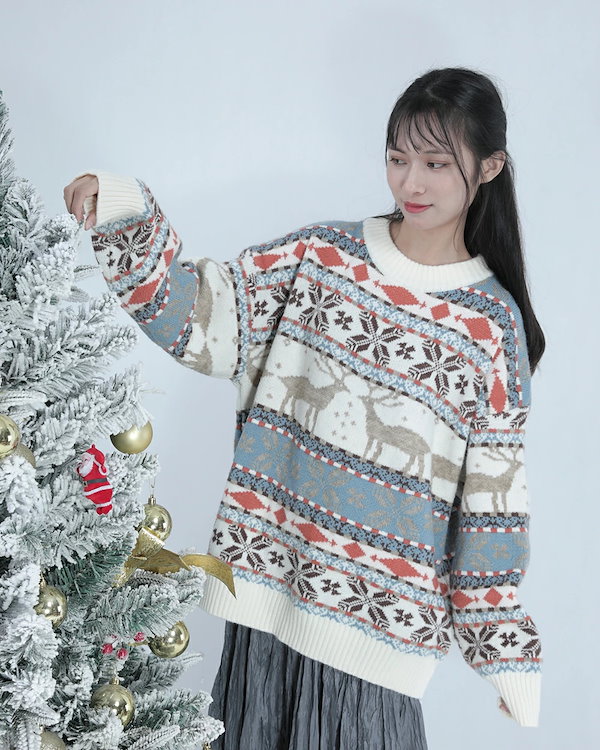 Qoo10] アグリーセーター クリスマス ニット ク