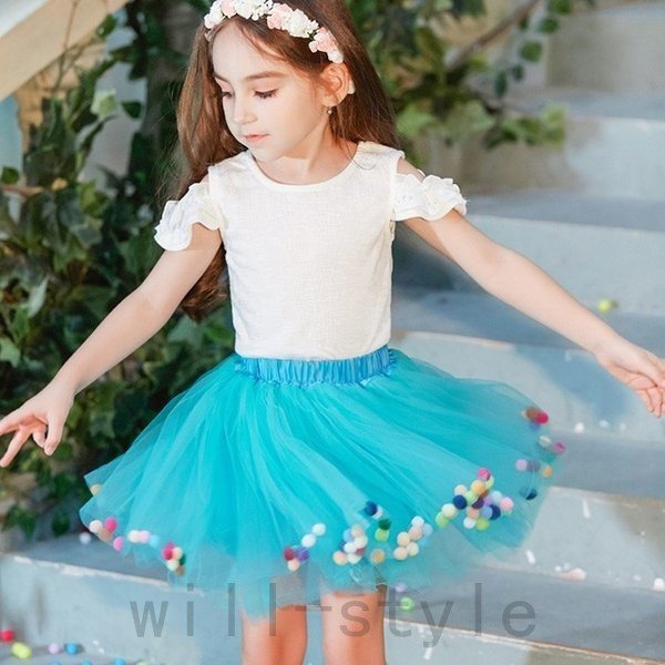 チュールスカートキッズチュチュスカートカラフルボリューム感イベントダンス衣装ステージ衣装かわいい子供 ダンス お気にいる Vivalafocaccia Com