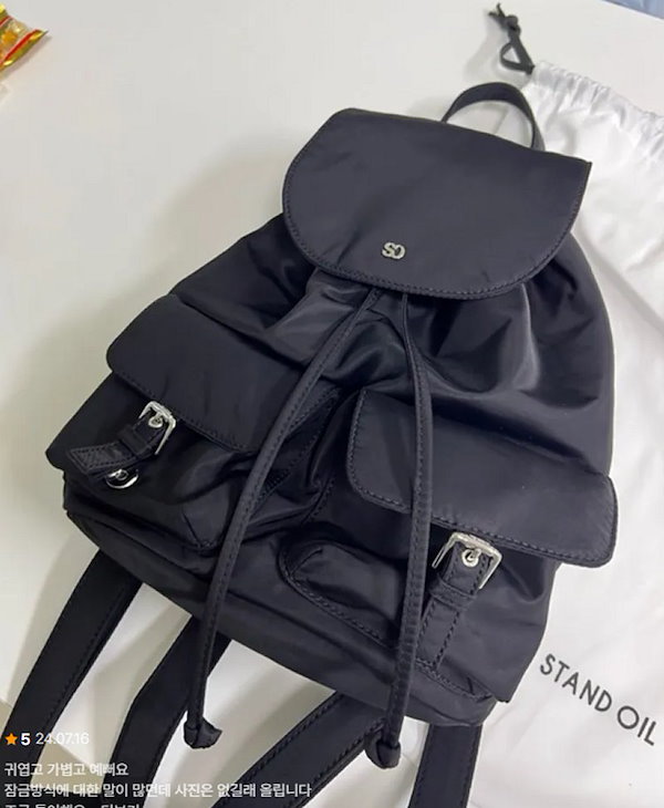 STAND OIL Hug Backpack ブラック バック リュック STAND OIL Hug Backpack ブラック バック リュック Hug Backpack