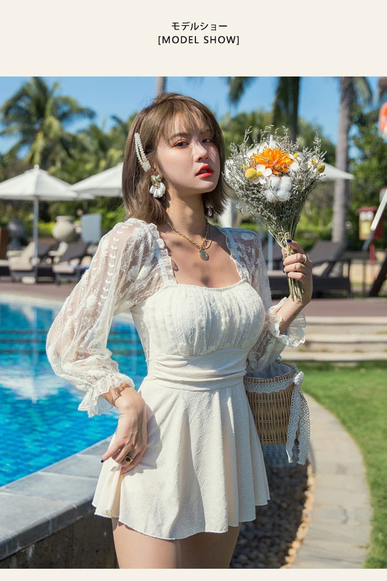 レディース水着 大きいサイズ 5XL 黒 白 ぽっちゃり ワンピース水着 体型カバー レース パンツ付き ママ水着 ビキニ ワイヤレス パッド付き ぽっちゃり水着 保守 温泉 かわいい 体型カバー 2 レディース水着 大きいサイズ 5XL 黒 白 ぽっちゃり ワンピース水着 体型カバー レース パンツ付き ママ水着 ビキニ ワイヤレス パッド付き ぽっちゃり水着 保守 温泉 かわいい 体型カバー 2