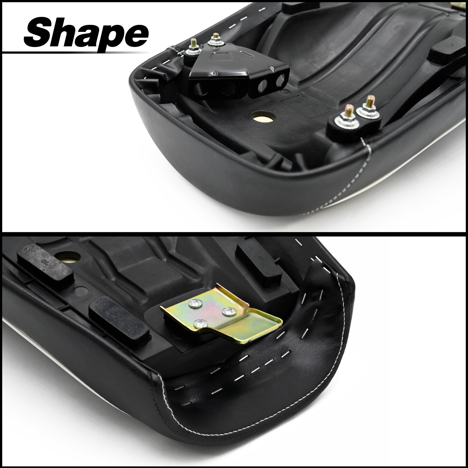 GN125 GN125H GN125-2F シート バイピング ブラック ホワイトバイピング カスタム パーツ バイク 黒 ドレスアップ レトロ GN125 GN125H GN125-2F シート バイピング ブラック ホワイトバイピング カスタム パーツ バイク 黒 ドレスアップ レトロ