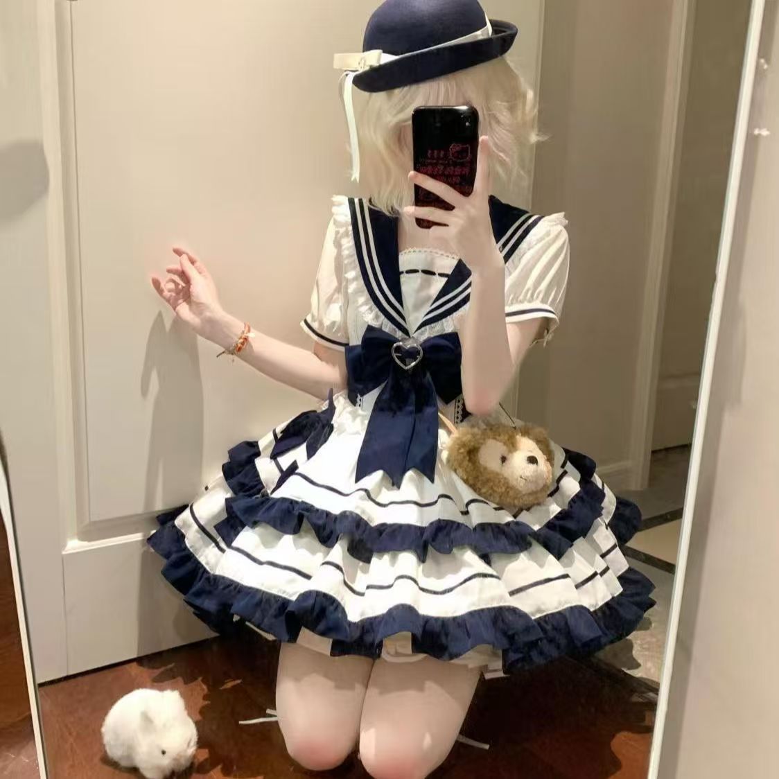 【急速発送】送.料.無.料.cos着やせ見え海風学院ポンポンアイドル衣装 ロリータ 【急速発送】送.料.無.料.cos着やせ見え海風学院ポンポンアイドル衣装 ロリータ