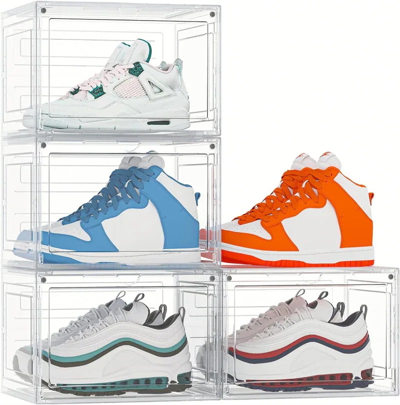 【急速出荷!】シューズボックス 4個 6個大容量収納ボックス 磁石開閉扉スニーカーボックス 小物 文房具 化粧品 収納ケース 靴ケース 收纳靴箱 男女兼用 シューズラッ 玄関靴棚 組立て式 扉付き 【急速出荷!】シューズボックス 4個 6個大容量収納ボックス 磁石開閉扉スニーカーボックス 小物 文房具 化粧品 収納ケース 靴ケース 收纳靴箱 男女兼用 シューズラッ 玄関靴棚 組立て式 扉付き