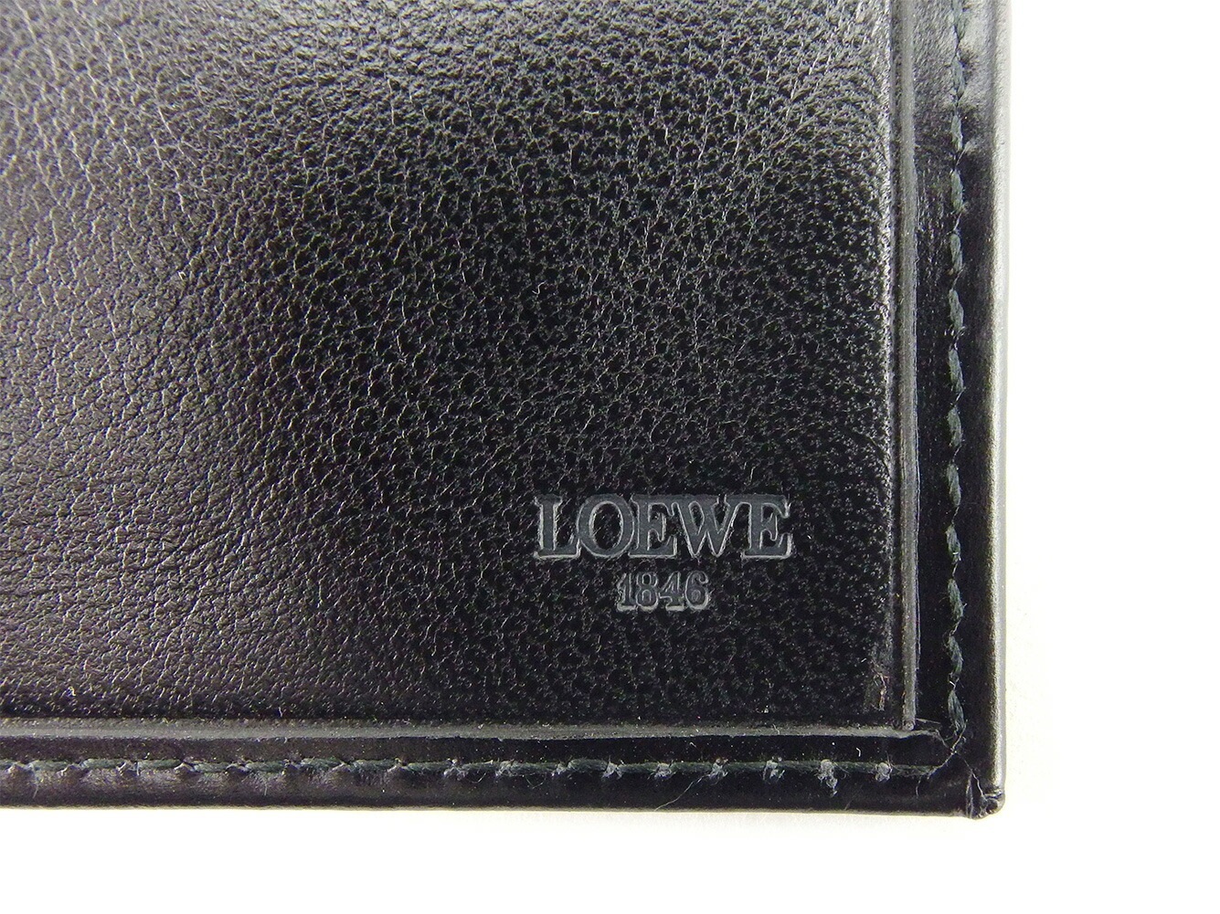 長札入れ 長財布 アナグラム ブラック 中古
