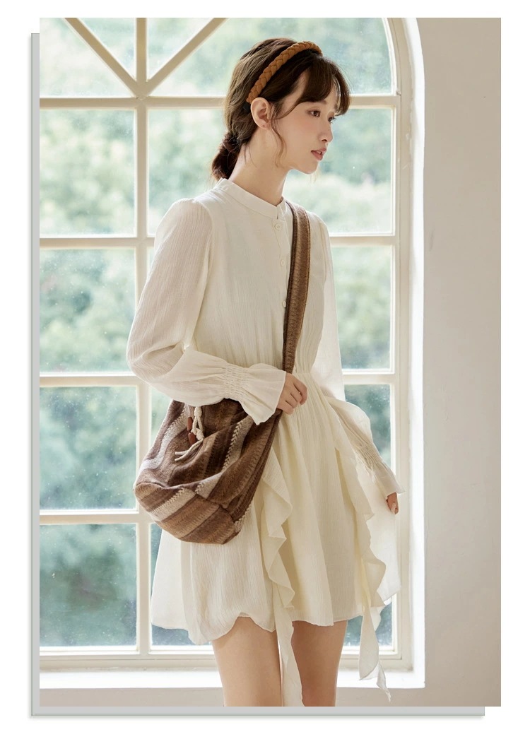 レディース セットアップ ワンピースセット ベスト+ワンピース オシャレ ファッション お洒落 シャツワンピース 膝丈ワンピース ゆったり 着痩せ 長袖 20代 30代 40代 きれいめ 2点セット